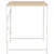 Produktbild 5 för Datorbord vit och ek 120x60x70 cm