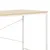 Produktbild 6 för Datorbord vit och ek 120x60x70 cm