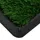 Djurtoalett med tråg & konstgräs grön 76x51x3 cm WC