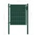 Produktbild 4 för Trädgårdsgrind PVC och stål 100x101 cm grön  