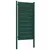 Produktbild 2 för Trädgårdsgrind PVC och stål 100x124 cm grön  