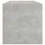 Produktbild 5 för Soffbord betonggrå 100x40x40 cm konstruerat trä