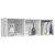 Produktbild 7 för Bokhylla/tv-bänk vit 36x30x114 cm konstruerat trä