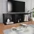 Produktbild 6 för Bokhylla/tv-bänk svart 36x30x114 cm konstruerat trä
