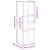 Produktbild 8 för Bokhylla/tv-bänk sonoma-ek 36x30x114 cm konstruerat trä
