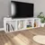 Produktbild 6 för Bokhylla/tv-bänk vit 36x30x143 cm konstruerat trä