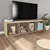 Produktbild 3 för Bokhylla/tv-bänk sonoma-ek 36x30x143 cm konstruerat trä