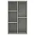 Produktbild 4 för Bokhylla/skänk betong 50x25x80 cm spånskiva  