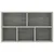 Produktbild 9 för Bokhylla/skänk betong 50x25x80 cm spånskiva  