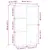 Produktbild 11 för Bokhylla/skänk betong 50x25x80 cm spånskiva  
