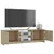 Produktbild 4 för Tv-bänk sonoma-ek 120x30x37,5 cm konstruerat trä