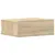 Produktbild 2 för Svävande sängbord sonoma-ek 40x30x15 cm konstruerat trä