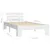 Produktbild 7 för Sängram vit massiv furu 100x200 cm