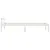 Produktbild 4 för Sängram vit massiv furu 100x200 cm