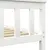 Produktbild 5 för Sängram vit massiv furu 100x200 cm 