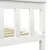 Produktbild 5 för Sängram vit massiv furu 160x200 cm 