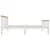 Produktbild 4 för Sängram vit massiv furu 90x200 cm 
