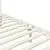 Produktbild 5 för Sängram himmelsäng vit massiv furu 100x200 cm