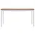 Produktbild 2 för Matbord vit och brun 140x70x73 cm furu