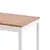 Produktbild 4 för Matbord vit och brun 140x70x73 cm furu