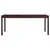 Produktbild 2 för Matbord mörkbrun 180x90x73 cm furu