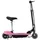 Elektrisk sparkcykel med sadel 120 W rosa