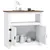 Produktbild 4 för TV-bänk mexikansk Coronastil furu vit 80x43x78 cm
