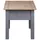 Sängbord grå 50,5x50,5x52,5 cm furu panama