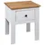 Produktbild 4 för Sängbord vit 46x40x57 cm furu Panama