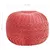 Produktbild 4 för Sittpuff bomullssammet smockdesign 40x30 cm rosa