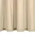 Produktbild 3 för Gardiner med metallringar 2 st bomull 140x245 cm beige