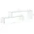 Produktbild 5 för Soffbord 2 delar 90x30x20/110x30x40 cm härdat glas 