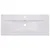 Produktbild 4 för Inbyggt handfat 91x39,5x18,5 cm keramik vit