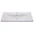Produktbild 3 för Inbyggt handfat 101x39,5x18,5 cm keramik vit