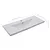 Produktbild 7 för Inbyggt handfat 101x39,5x18,5 cm keramik vit