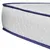 Produktbild 11 för Säng med memoryskummadrass vit konstläder 90x200 cm