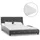 Säng med madrass grå konstläder 120x200 cm