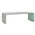 Produktbild 5 för Soffbord brun marmor 98x45x31 cm härdat glas