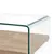 Produktbild 3 för Soffbord genomskinlig 50x50x45 cm härdat glas
