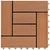 Produktbild 4 för Trall 22 st 30x30 cm 2 kvm WPC brun