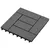 Produktbild 3 för Trall 22 st 30x30 cm 2 kvm WPC grå