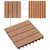 Produktbild 4 för Trall 22 st 30x30 cm 2 kvm WPC teakfärg