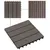Produktbild 4 för Trall 22 st 30x30 cm 2 kvm WPC mörkbrun