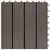 Produktbild 5 för Trall 22 st 30x30 cm 2 kvm WPC mörkbrun