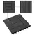 Produktbild 4 för Trall 22 st 30x30 cm 2 kvm WPC svart