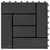 Produktbild 5 för Trall 22 st 30x30 cm 2 kvm WPC svart