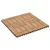 Produktbild 2 för Trall 22 st 30x30 cm 2 kvm WPC teakfärg