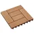 Produktbild 3 för Trall 22 st 30x30 cm 2 kvm WPC teakfärg