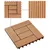Produktbild 4 för Trall 22 st 30x30 cm 2 kvm WPC teakfärg
