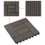 Produktbild 4 för Trall 22 st 30x30 cm 2 kvm WPC mörkbrun